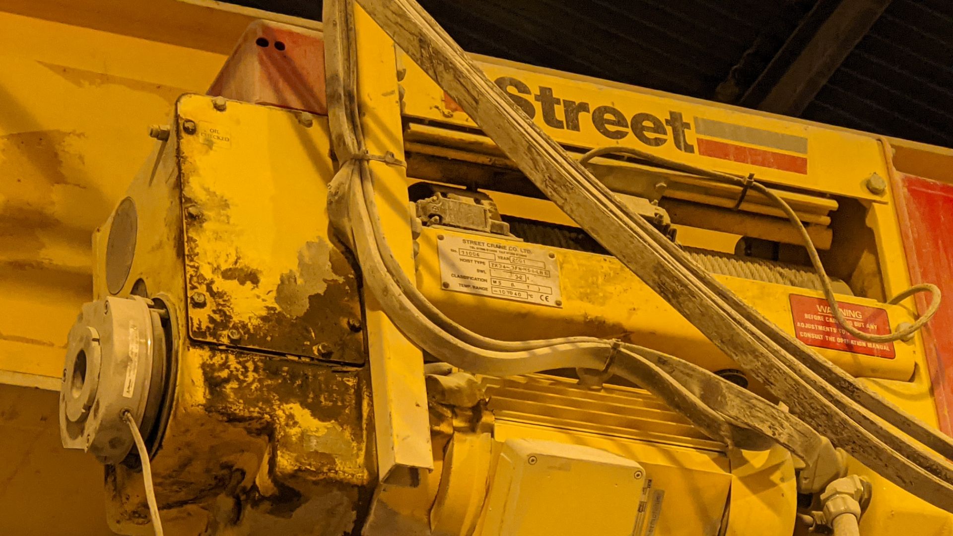 2001 Street overhead travelling crane with 3.2tonne capacity. Serial no. 11006. This lot comprises t - Image 10 of 28