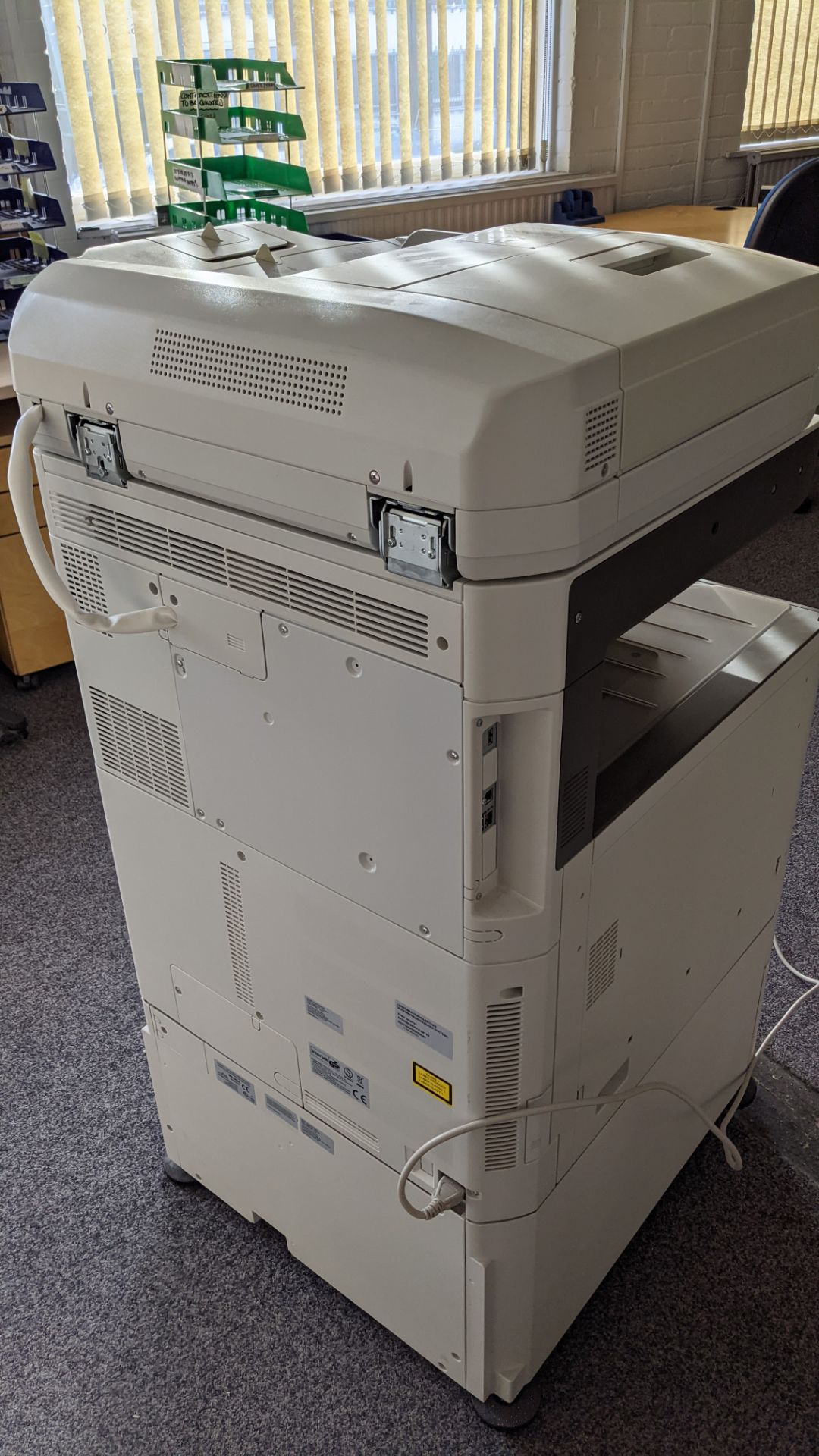 Sharp MX3070 floor standing copier with multi paper bins, touchscreen control, ADF, etc. - Image 6 of 13