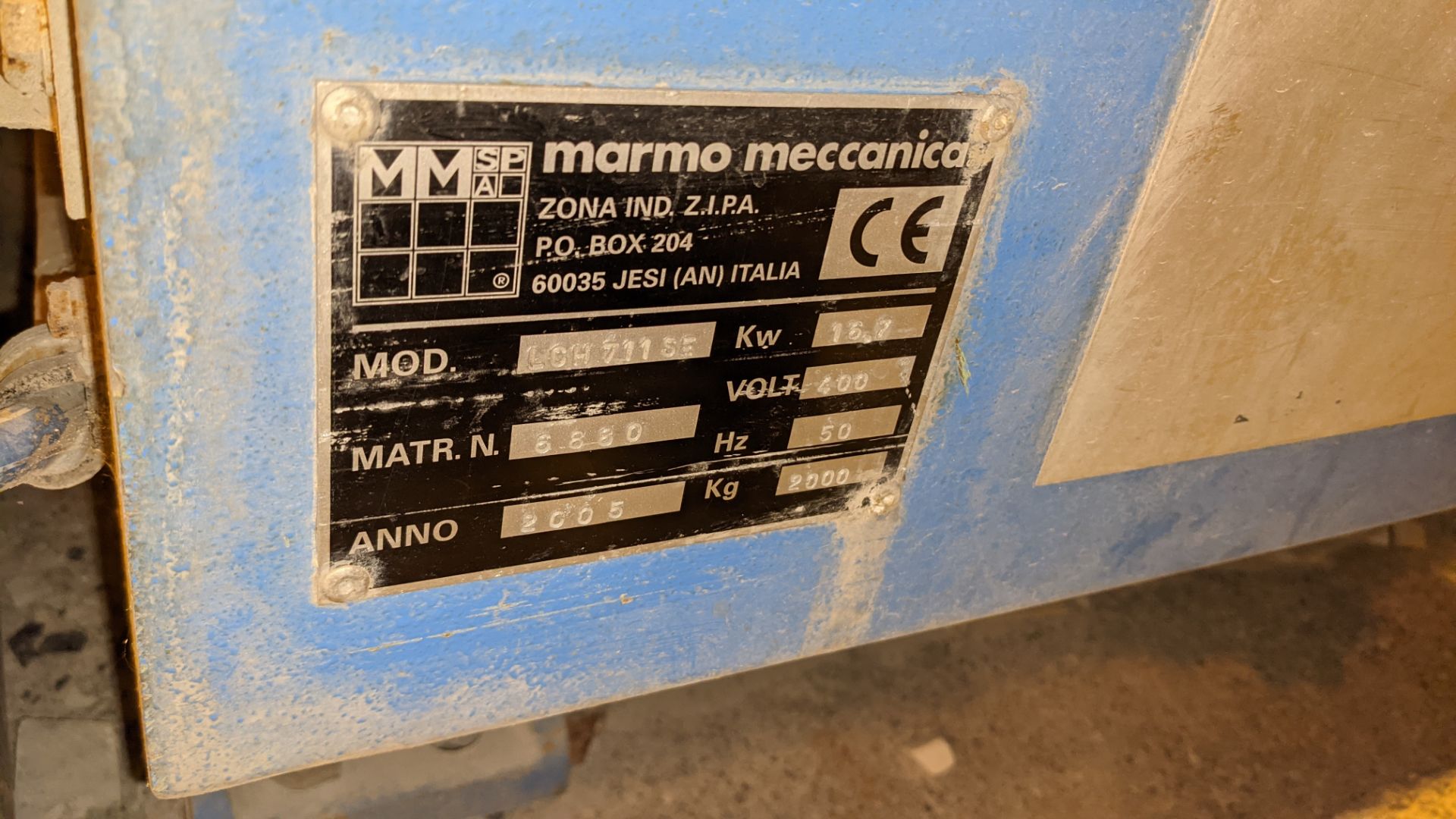 2005 Marmo Meccanica model LCH711M/SE 7-head edge polisher, serial no. 6880. This lot includes the 2 - Image 14 of 25