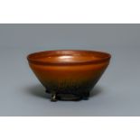 A Chinese jianyao 'hare's fur' tea bowl, Song