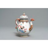 A Chinese famille rose teapot with phoenix-shaped spout, Qianlong