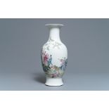 A Chinese famille rose 'playing boys' vase, Hongxian mark, Republic