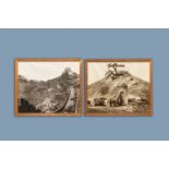 Two large black and white photos of China, 1st half 20th C.
