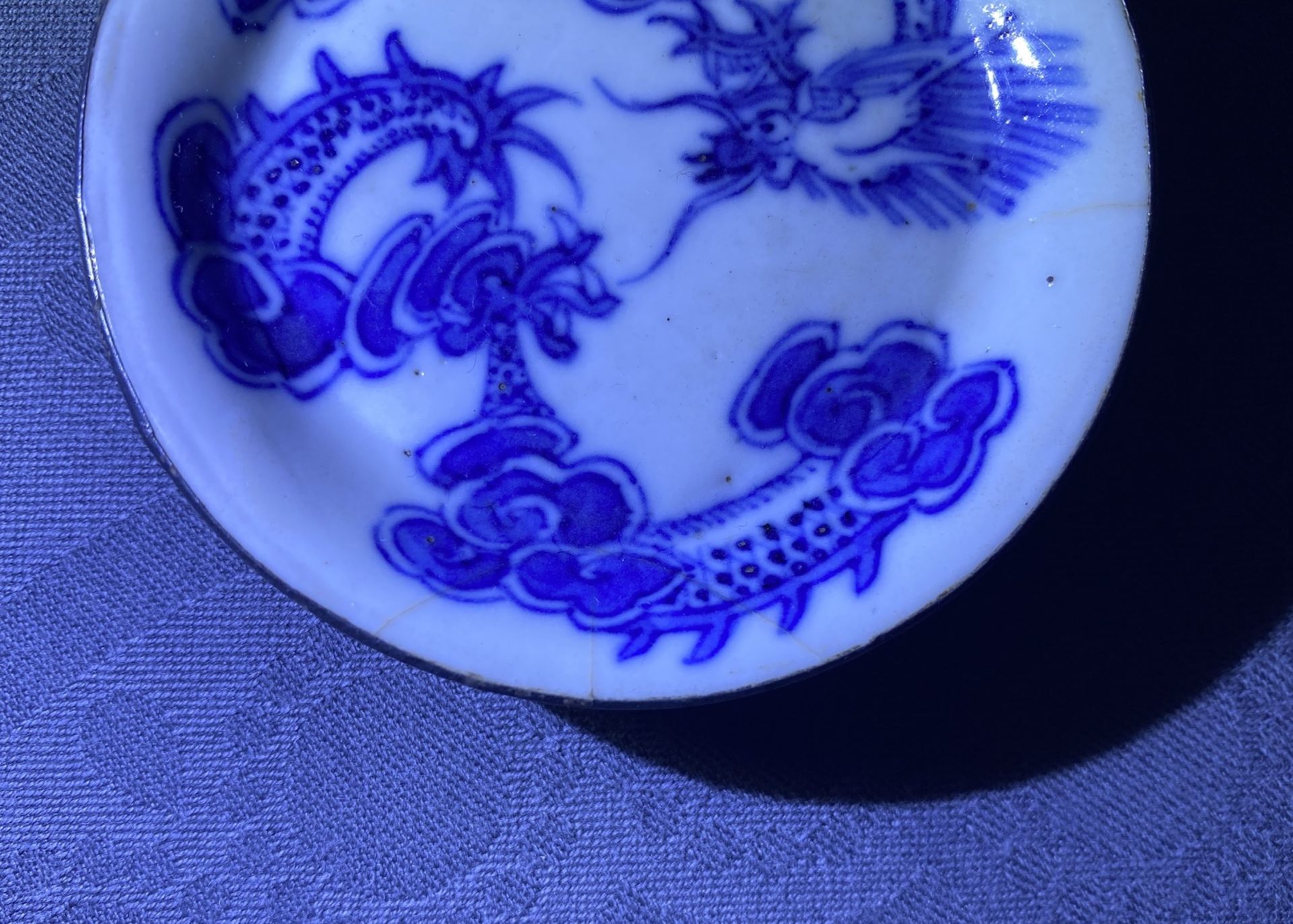 A varied collection of Chinese blue and white Vietnamese market 'Bleu de Hue' wares, 19th C. - Image 10 of 18