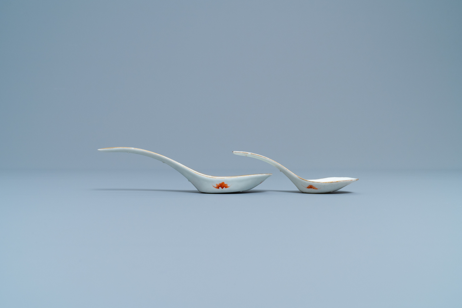 Two Chinese famille rose 'Wu Shuang Pu' spoons, Daoguang mark and of the period - Image 5 of 5