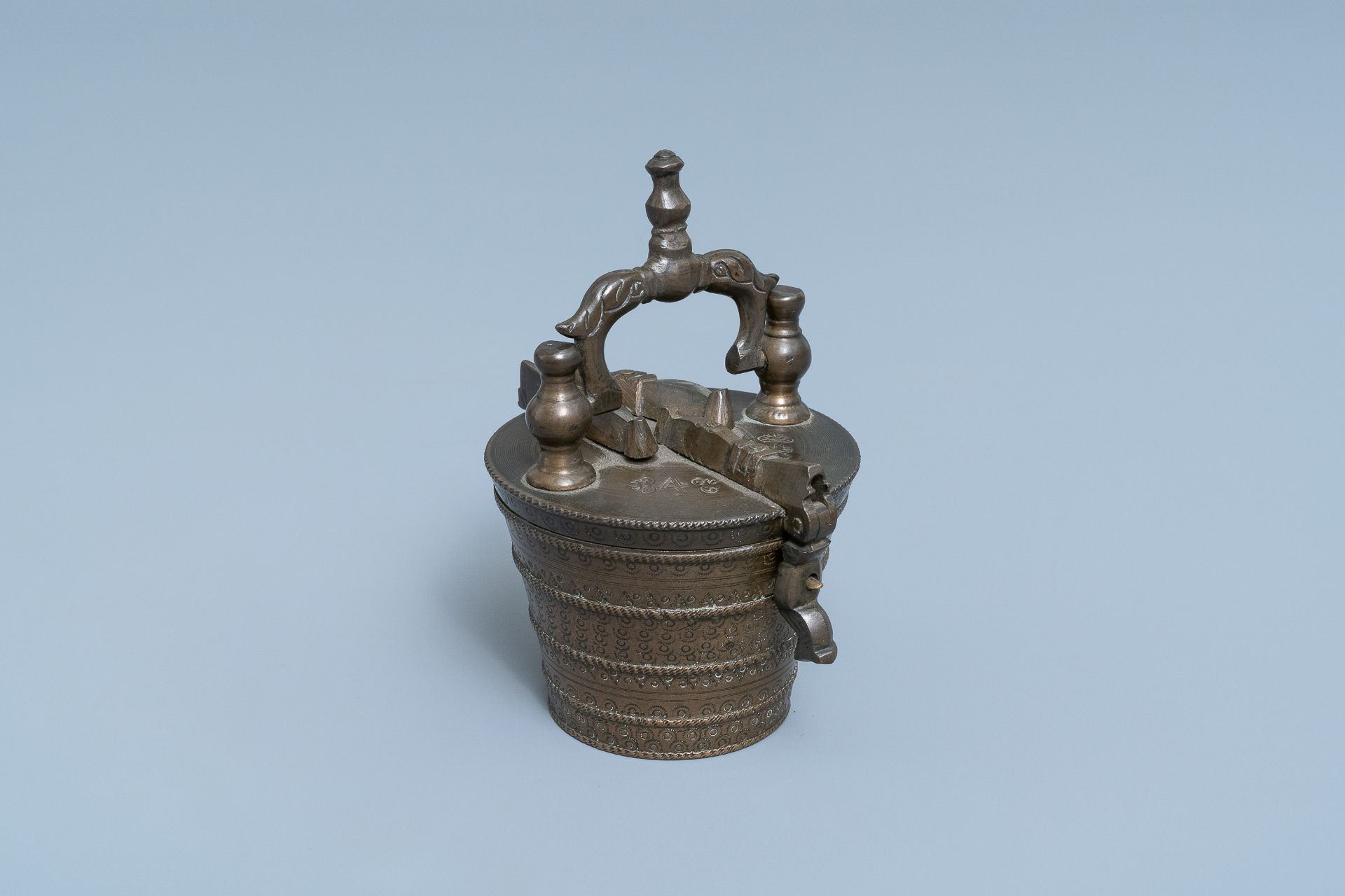 A bronze nest of weights, Nuremberg, Germany, 17th C.