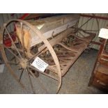 'INTERNATIONAL HARVESTER' - horse drawn seed drill, circa 1920