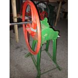 BAMFORDS, HUGHES & BURROWS, LLANRWST - hand driven agricultural cutter