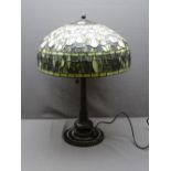 TIFFANY STYLE MODERN TABLE LAMP & SHADE, 66cms approx H E/T