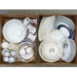 VINTAGE TABLEWARE including Coalport, Royal Doulton, Alfred Meakin and similar