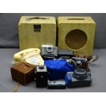 PHOTOGRAPHIC EQUIPMENT, vintage telephone and The Sofil Minor Sound on Film Reproducer ETC