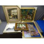 JAMES C CHRISTENSEN limited edition prints x 2 - titled 'Superstitions' and 'Court of the