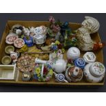 CABINET CHINA/PORCELAIN and ornamental ware by Coalport, Spode, Aynsley and others