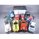 BURAGO MODEL CARS - Mercedes, Alfa Romeo, Jaguar, Porsche and similar, mainly unboxed