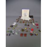 VINTAGE ROBERTSONS GOLLY & OTHER COLLECTABLE BADGES & PINS with a small quantity of coinage