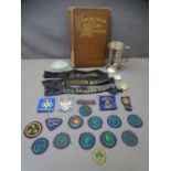 GIRL GUIDES EMBROIDERED & OTHER BADGES, Sea Rangers and other name bands along with an EPNS