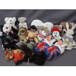 SOFT TOYS, mainly modern, a large parcel