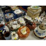 ASSORTED CERAMICS & GLASS