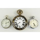 GOLIATH FAUX TORTOISESHELL POCKET WATCH, Smiths Empire pocket watch and plated pocket watch