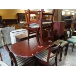 ASSORTED REPRODUCTION FURNITURE including nest of three coffee tables, long-john coffee table,