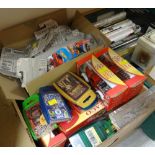 ASSORTED MODERN COLLECTABLES including Top Trumps card games, diecast vehicles ETC