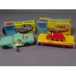 TWO CORGI BOXED DIECAST ORIGINALS, No 480 Chevrolet Taxi Cab and 320 Ford Mustang Fast Back 2+2