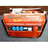 PROFESSIONAL GENERATOR - M I L Germany ML8500 W, new model 2019 (appears in new condition - bubble