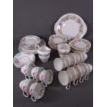 PARAGON COUNTRY LANE and Crown Staffordshire floral decorated teaware, 40 plus pieces