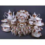 ROYAL ALBERT OLD COUNTRY ROSES tea, coffee and dinnerware ETC, 70 plus pieces of which 38 are