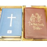 FAMIILY BIBLES with illustrations (two)