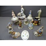 LEONARDO - an assortment of figurines ETC and Royal Doulton character jug King Charles I