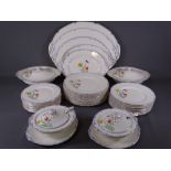 ART DECO STYLE DINNER SERVICE, 40 plus pieces including sauce tureens with ladles and tureens on