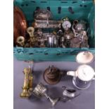 EPNS, COPPER & BRASSWARE COLLECTABLES including small RAF trophies and other items of interest