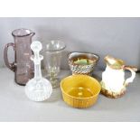 GLASS & POTTERY - an assortment