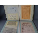 THE CHARLES READE SCRAPBOOK FOR NEWSPAPER CUTTINGS, two volumes of Wales interest, cuttings and