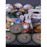 WELLINGTON CHINA, Jasperware, decorative wall plates ETC