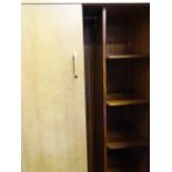 G-PLAN GOLD LABEL TWO DOOR WARDROBE, 175cms H, 91.5cms W, 53.5cms D