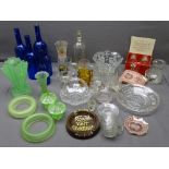 COMMEMORATIVE and other glassware (two boxes)