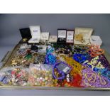 VINTAGE & LATER COSTUME JEWELLERY including Miracle and other maker's names