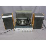 VINTAGE FIDELITY MUSICMASTER TURNTABLE with speakers E/T