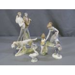 LLADRO & SIMILAR FIGURINES - an assortment