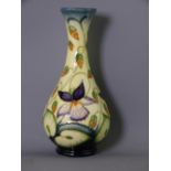 MOORCROFT 'SWEET THIEF' VASE in a numbered edition 834 by Rachel Bishop, impressed and painted marks