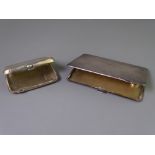 TWO LADY'S & GENT'S CIGARETTE CASES, Birmingham 1918, maker William Hair Haseler, 8cms and 1936,