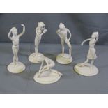 THE ROYAL BALLET - an assortment of figurines by Brenda Naylor