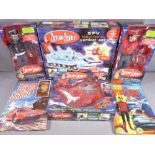 CAPTAIN SCARLET FIGURES (boxed) by Carlton, vehicles and annuals