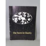 1972 THE FACES IN CHARITY PROGRAMME, signed internally by Rod Stewart and the band (unauthenticated)