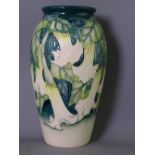 MOORCROFT 'ANGEL'S TRUMPET' VASE designed by Anji Davenport, Moorcroft Collector's Club numbered 48,