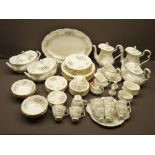 ROYAL ALBERT 'HAWORTH' tea and dinnerware, approximately ninety pieces