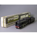 MODEL RAILWAY - Wrenn W2261 LMS black Royal Scot 'Black Watch', boxed with packing rings and