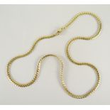 14CT YELLOW GOLD 'S' LINK CHAIN, 19.6grams (boxed)